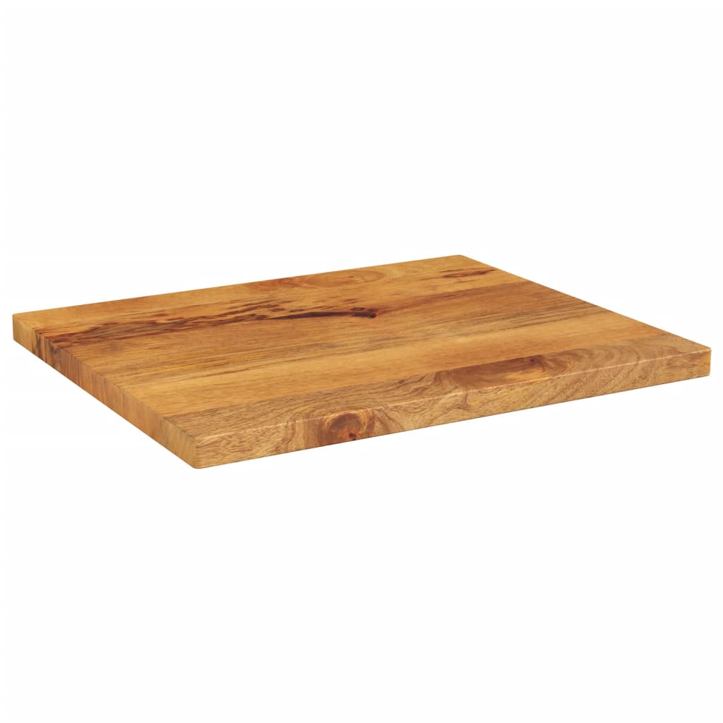 Tischplatte 60x50x2,5 cm Rechteckig Massivholz Mango