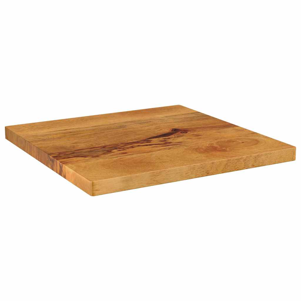 Tischplatte 60x60x2,5 cm Quadratisch Massivholz Mango