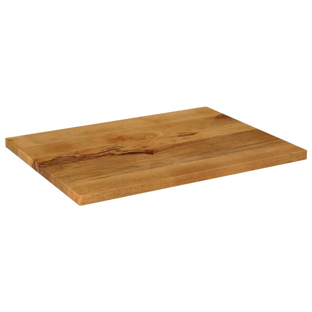 Tischplatte 80x60x2,5 cm Rechteckig Massivholz Mango