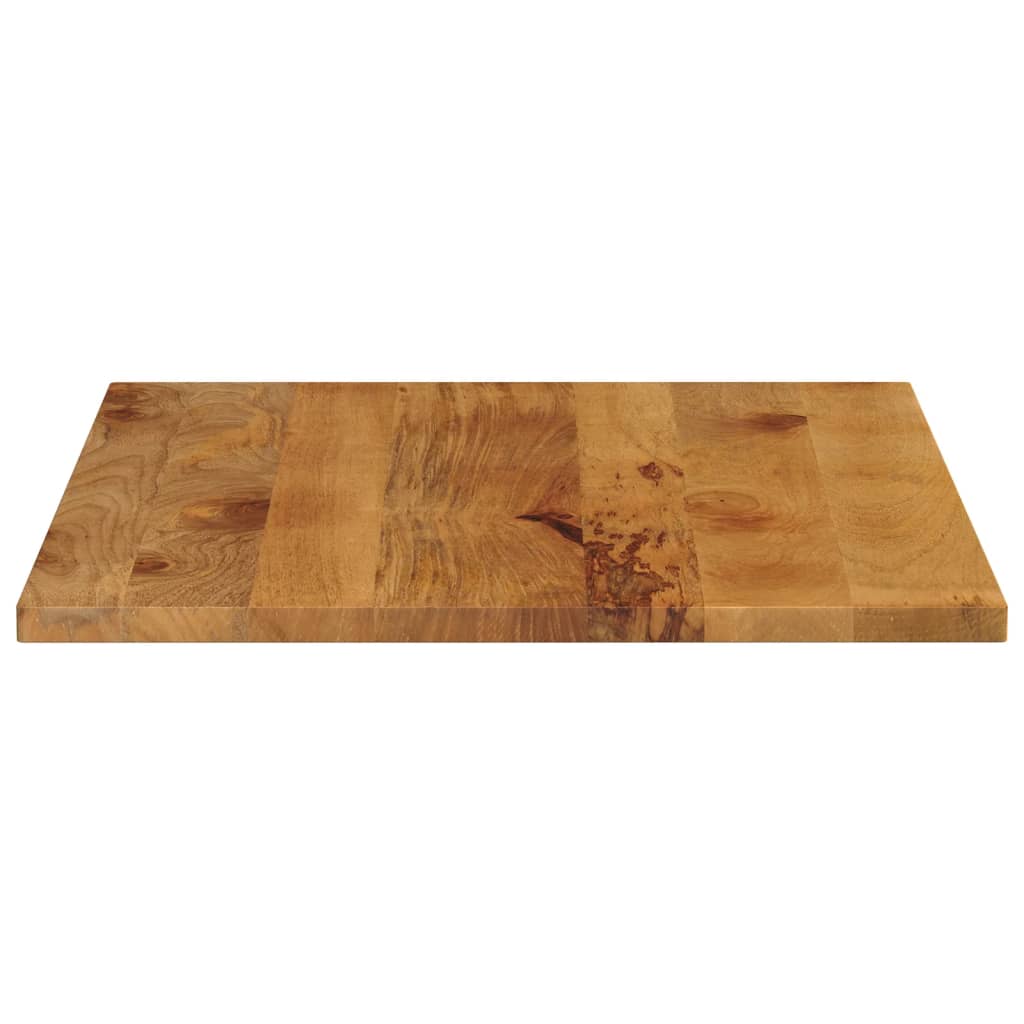 Tischplatte 100x80x2,5 cm Rechteckig Massivholz Mango