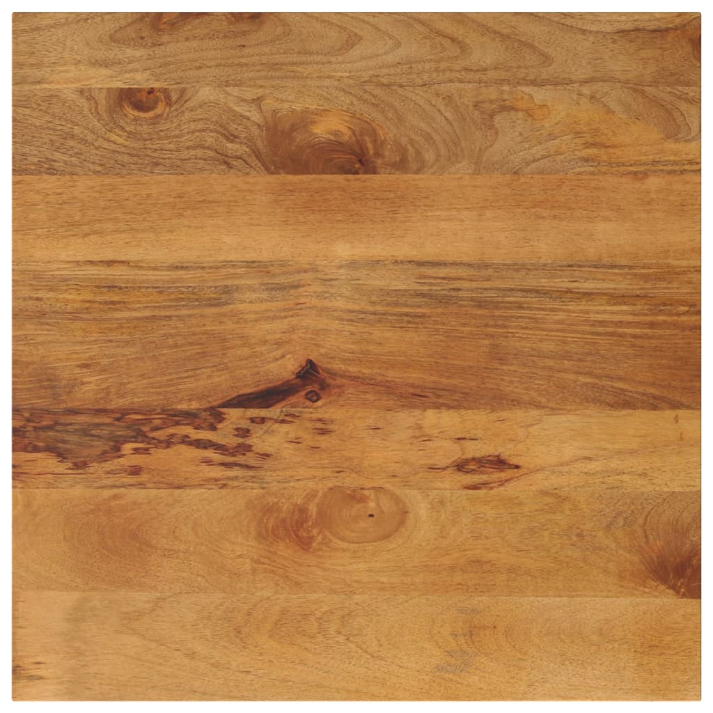 Tischplatte 90x90x2,5 cm Quadratisch Massivholz Mango