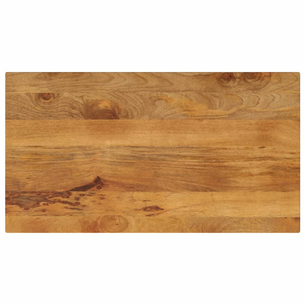Tischplatte 100x70x3,8 cm Rechteckig Massivholz Mango