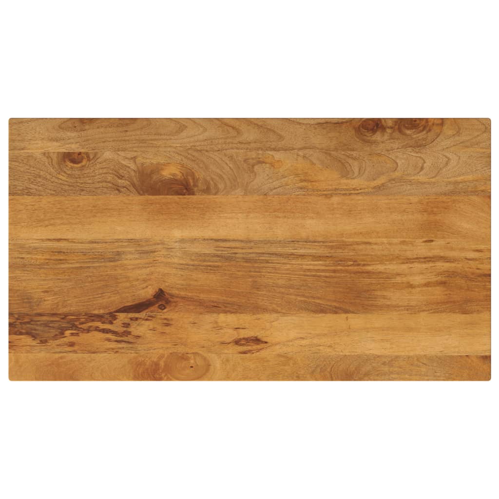 Tischplatte 110x70x3,8 cm Rechteckig Massivholz Mango