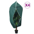 Wintervlies mit Reißverschluss 4 Stk. 70 g/m² 1x1,55 m