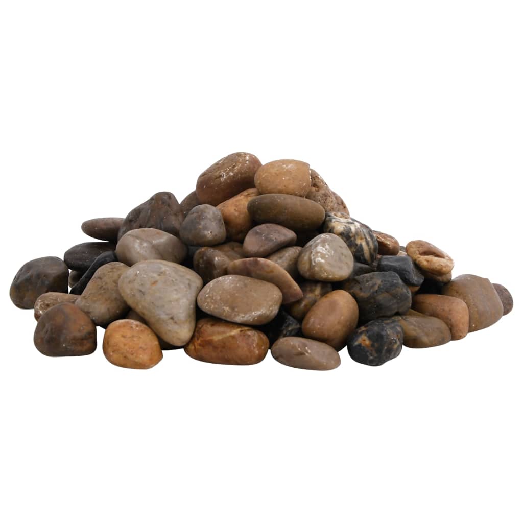 Polierte Kiesel 10 kg Mehrfarbig 2-5 cm