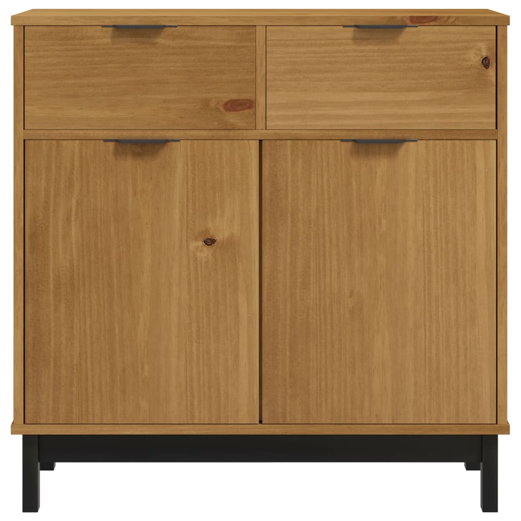 Sideboard FLAM 80x40x80 cm Massivholz Kiefer