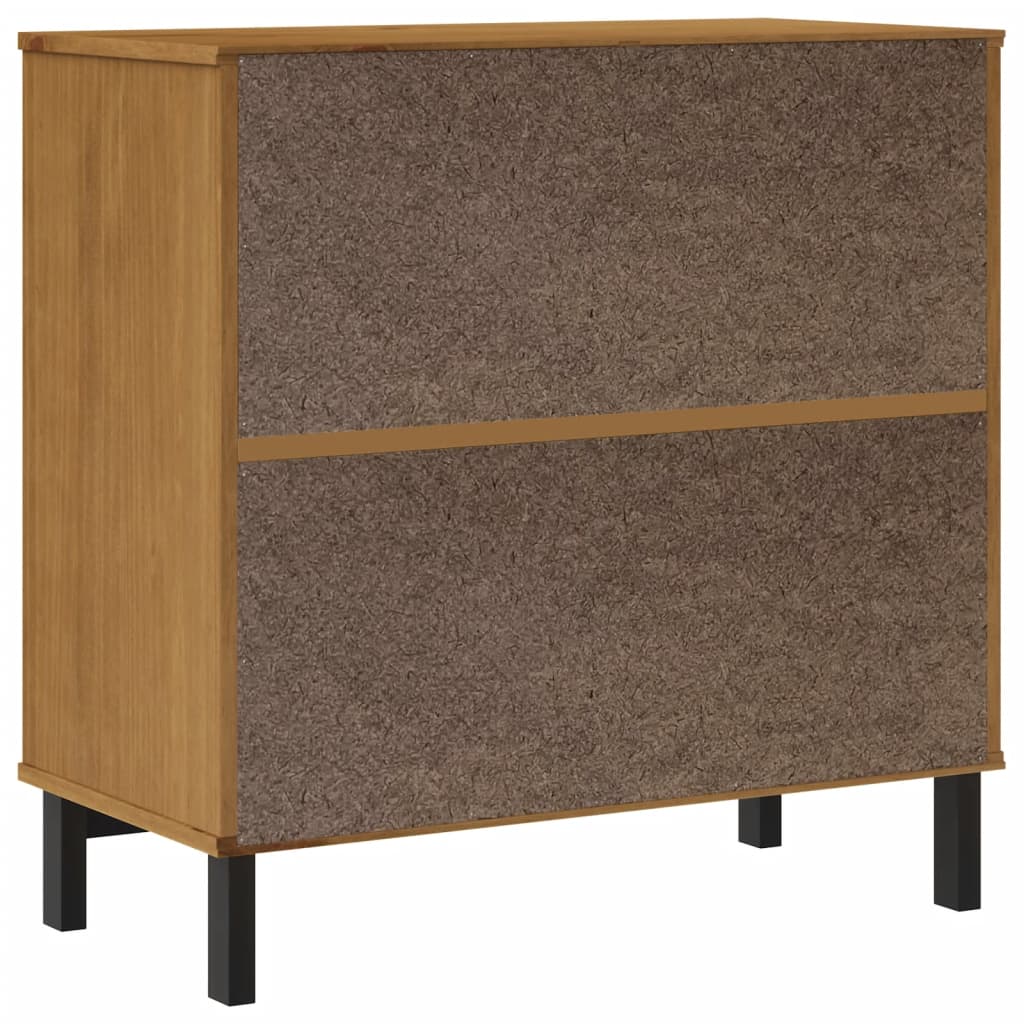Sideboard FLAM 80x40x80 cm Massivholz Kiefer