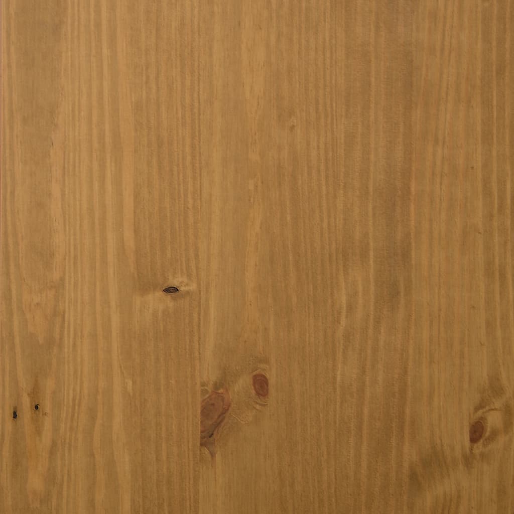 Sideboard mit Glastür FLAM 110x40x80 cm Massivholz Kiefer