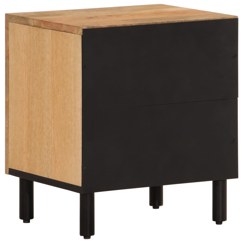 Nachttisch 40x33x46 cm Massivholz Mango