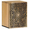 Bad-Wandschrank 38x33x48 cm Massivholz Mango