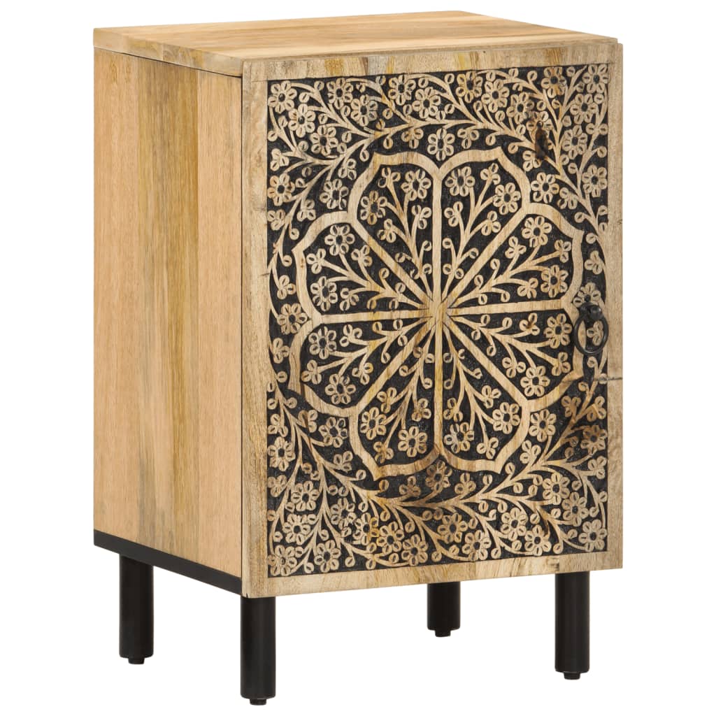 Badschrank 38x33x58 cm Massivholz Mango