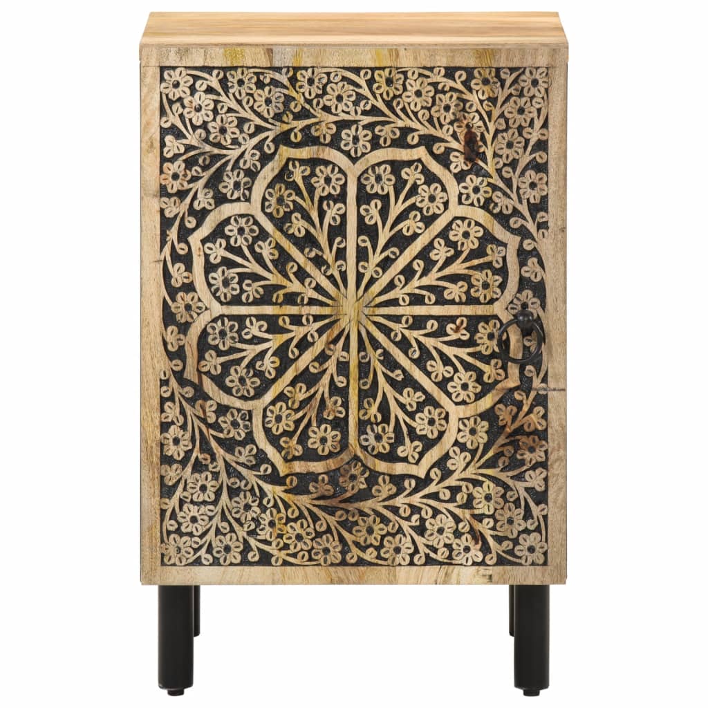 Badschrank 38x33x58 cm Massivholz Mango