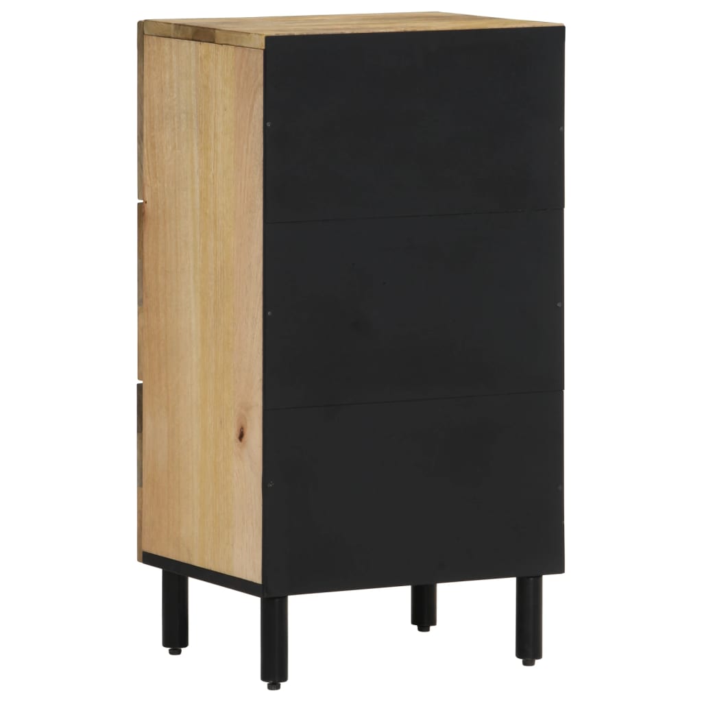 Beistellschrank 40x33x75 cm Massivholz Mango