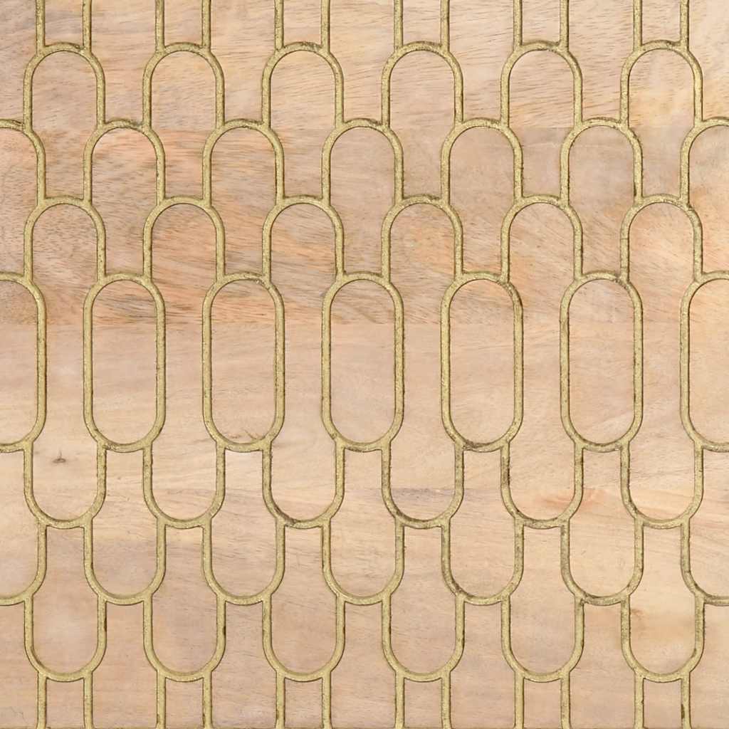 Beistellschrank 60x33x75 cm Massivholz Mango