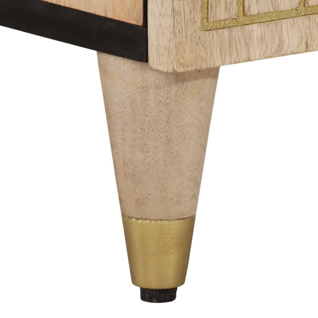 Waschbeckenunterschrank 62x33x58 cm Massivholz Mango