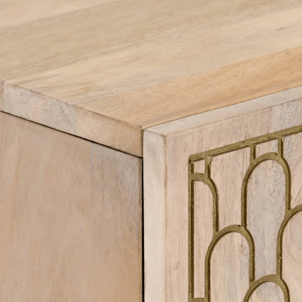 Highboard 60x33x100 cm Massivholz Mango