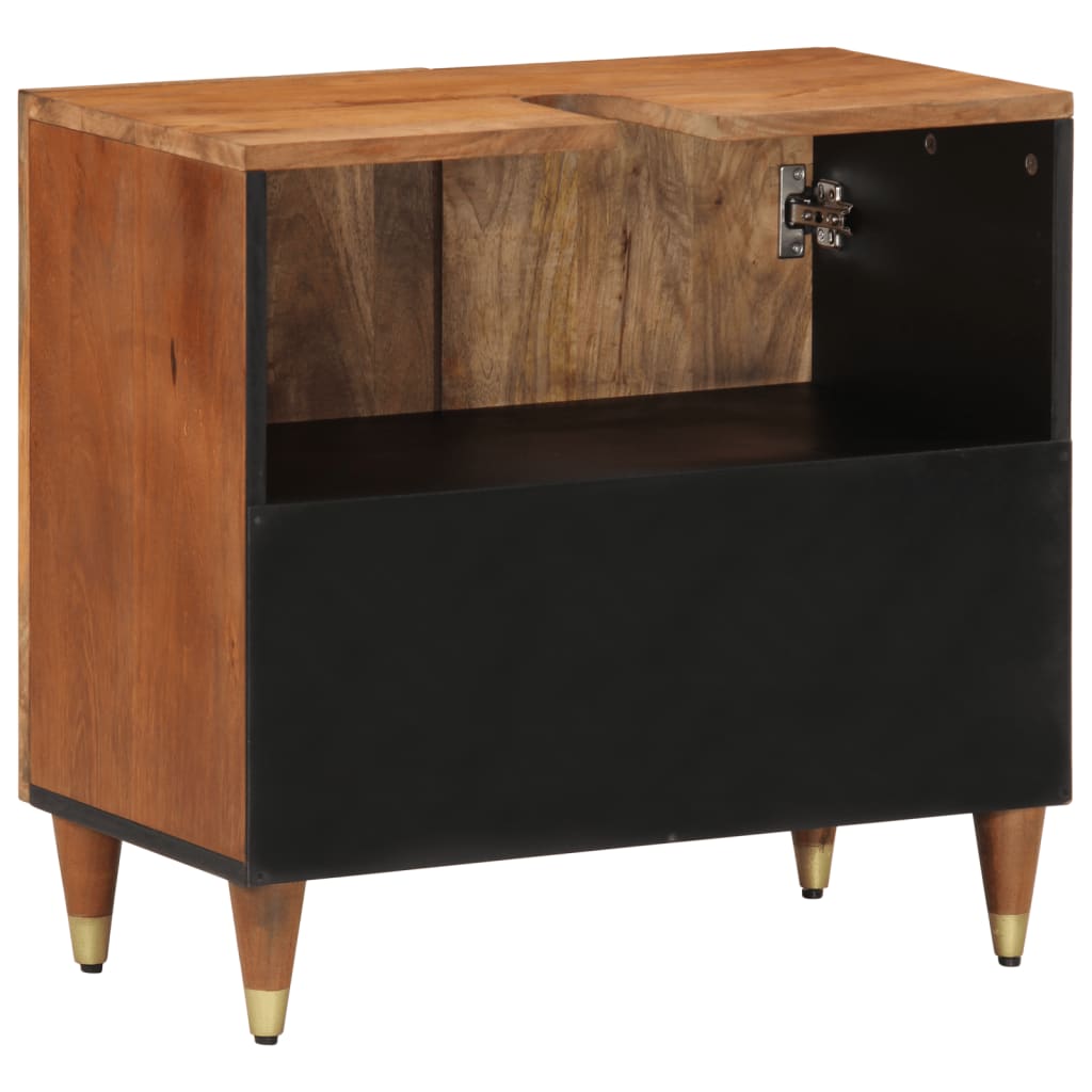 Waschbeckenunterschrank 62x33x58 cm Massivholz Mango