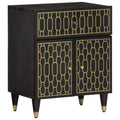 Nachttisch 50x33x60 cm Massivholz Mango