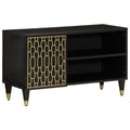 TV-Schrank 80x31,5x46 cm Massivholz Mango