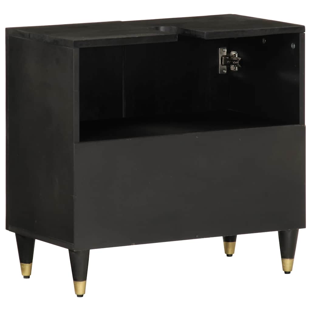 Waschbeckenunterschrank 62x33x58 cm Massivholz Mango