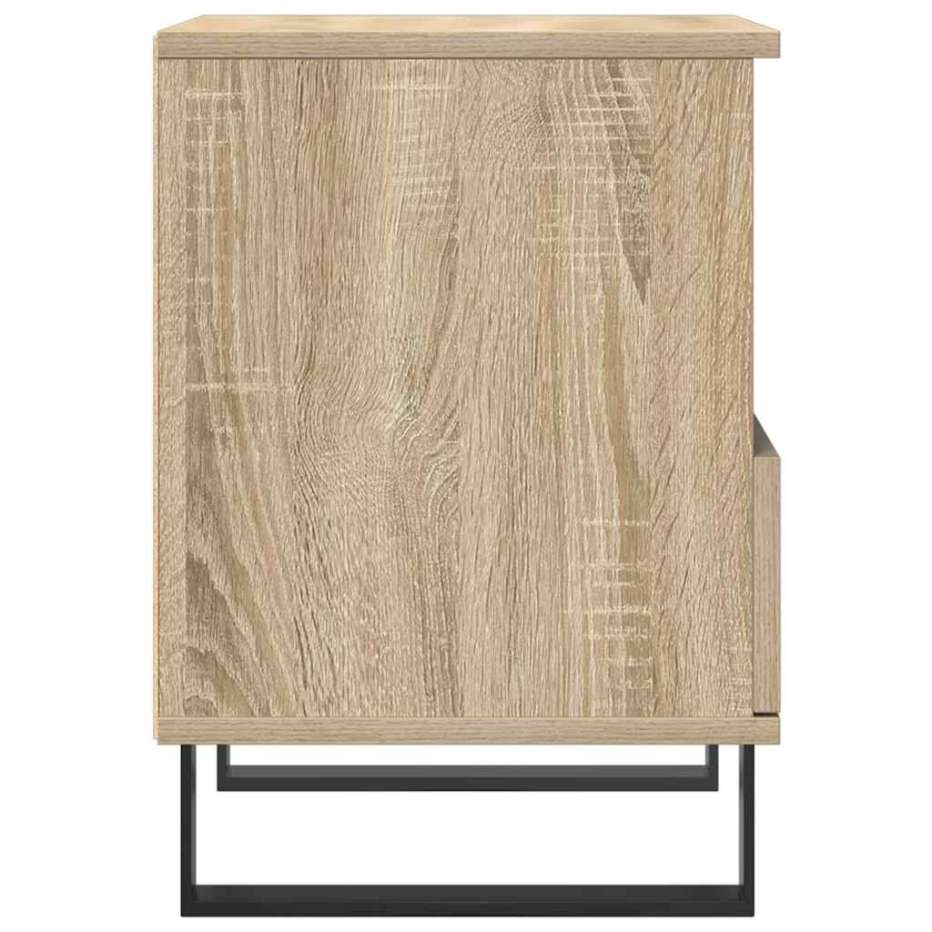 Nachttische 2 Stk. Sonoma-Eiche 40x35x50 cm Holzwerkstoff