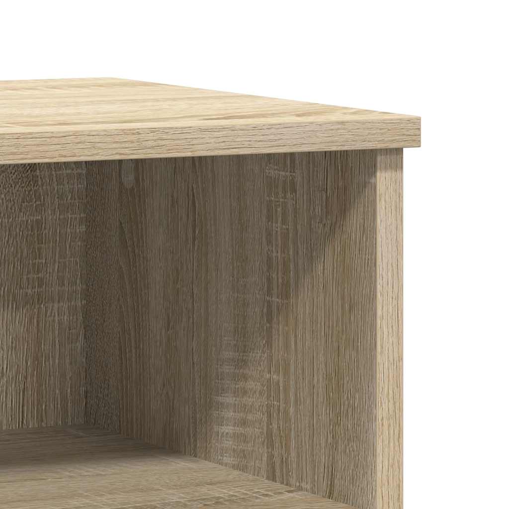 Nachttische 2 Stk. Sonoma-Eiche 40x35x50 cm Holzwerkstoff