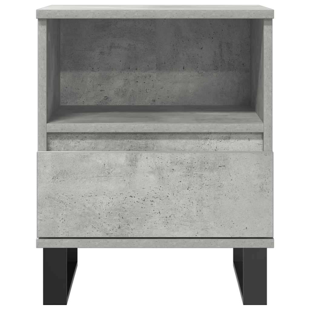 Nachttisch Betongrau 40x35x50 cm Holzwerkstoff