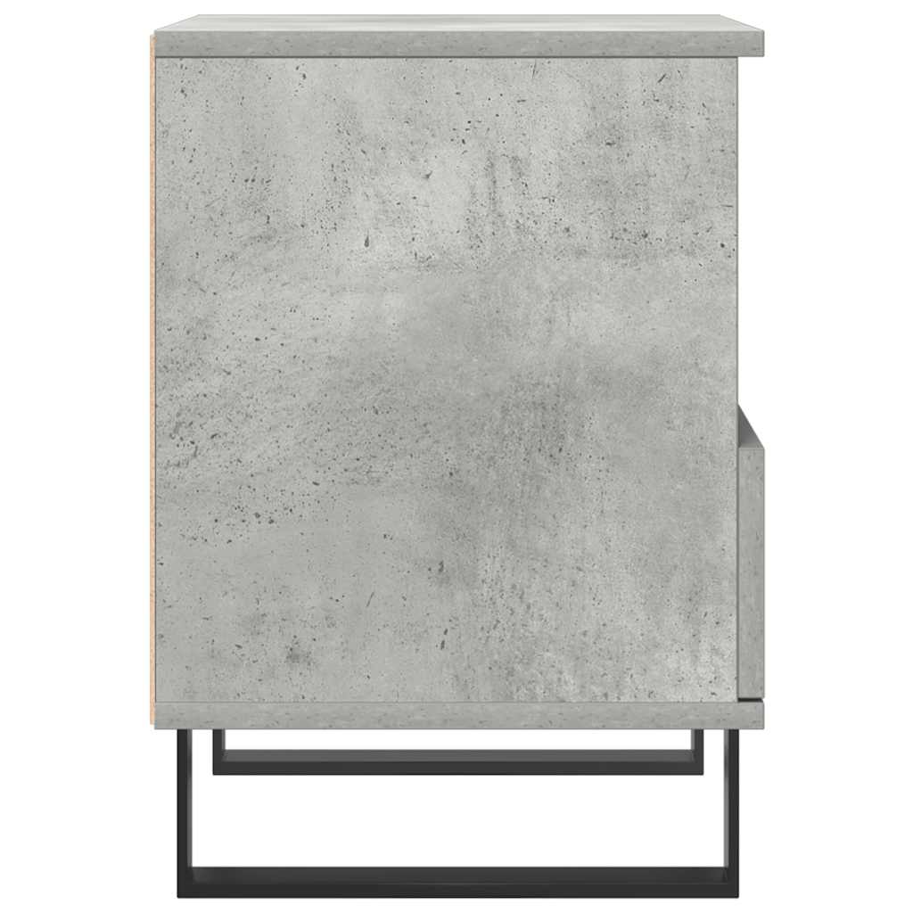 Nachttisch Betongrau 40x35x50 cm Holzwerkstoff