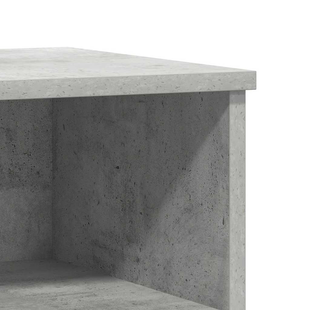 Nachttisch Betongrau 40x35x50 cm Holzwerkstoff