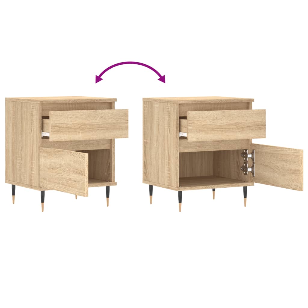 Nachttisch Sonoma-Eiche 40x35x50 cm Holzwerkstoff