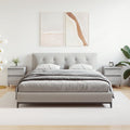 Nachttische 2 Stk. Grau Sonoma 40x35x50 cm Holzwerkstoff