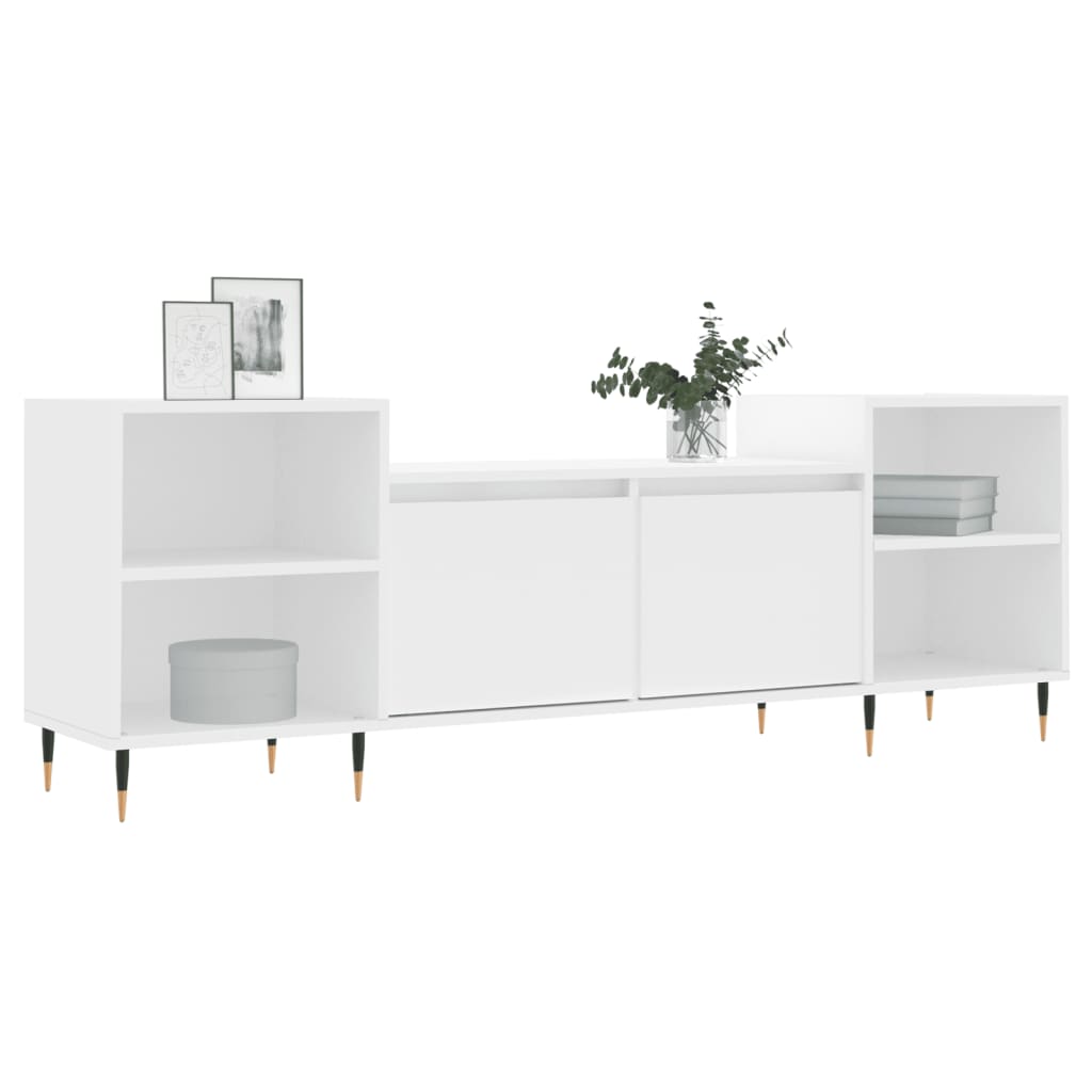 TV-Schrank Weiß 160x35x55 cm Holzwerkstoff