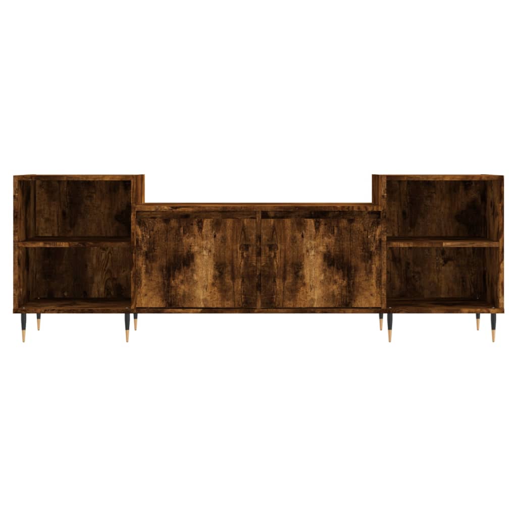 TV-Schrank Räuchereiche 160x35x55 cm Holzwerkstoff