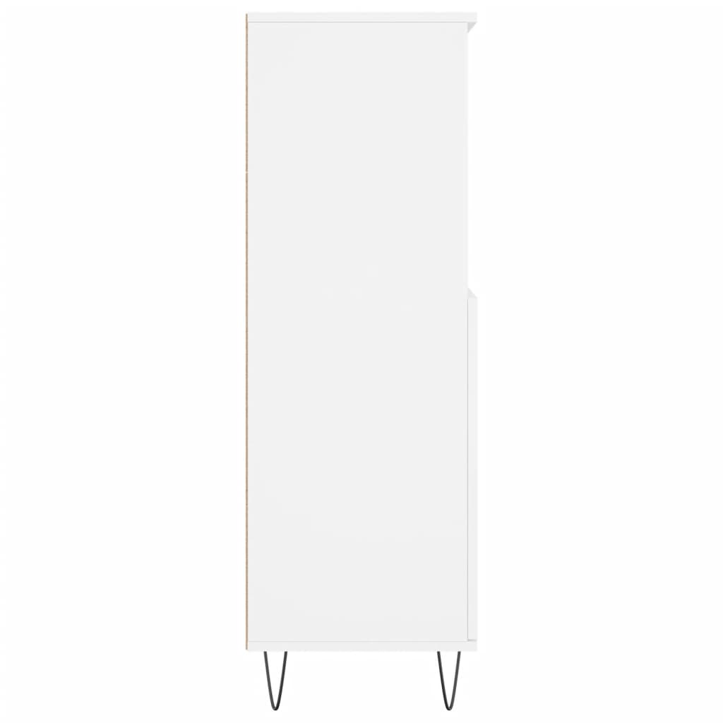 Highboard Weiß 60x36x110 cm Holzwerkstoff