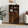 Highboard Räuchereiche 60x36x110 cm Holzwerkstoff