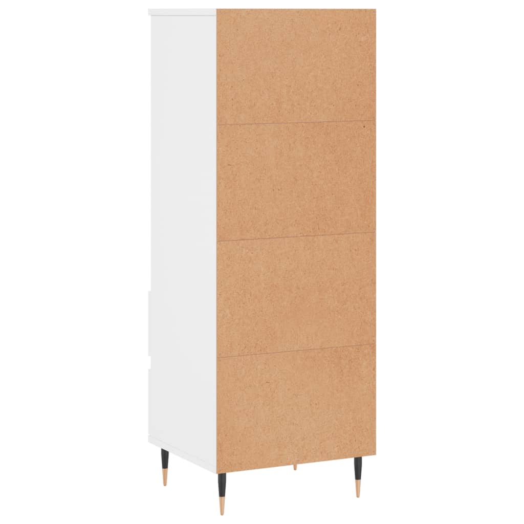 Highboard Weiß 40x36x110 cm Holzwerkstoff