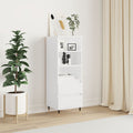 Highboard Weiß 40x36x110 cm Holzwerkstoff