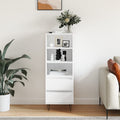 Highboard Weiß 40x36x110 cm Holzwerkstoff