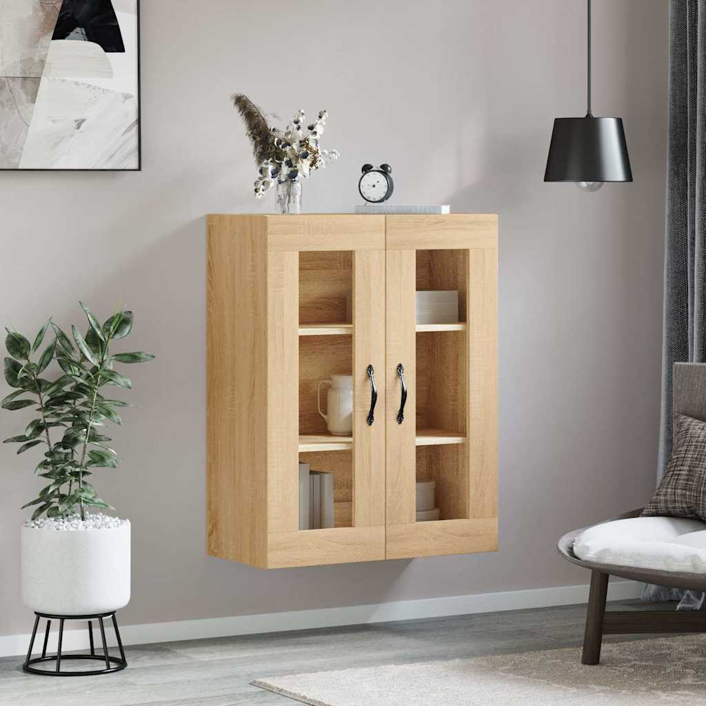 Wandschrank Sonoma-Eiche 69,5x34x90 cm Holzwerkstoff