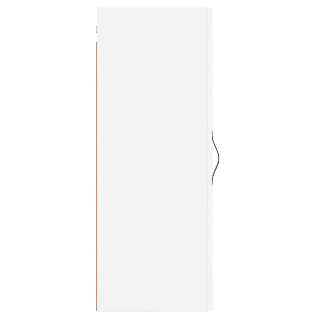 Wandschrank Weiß 34,5x34x90 cm Holzwerkstoff