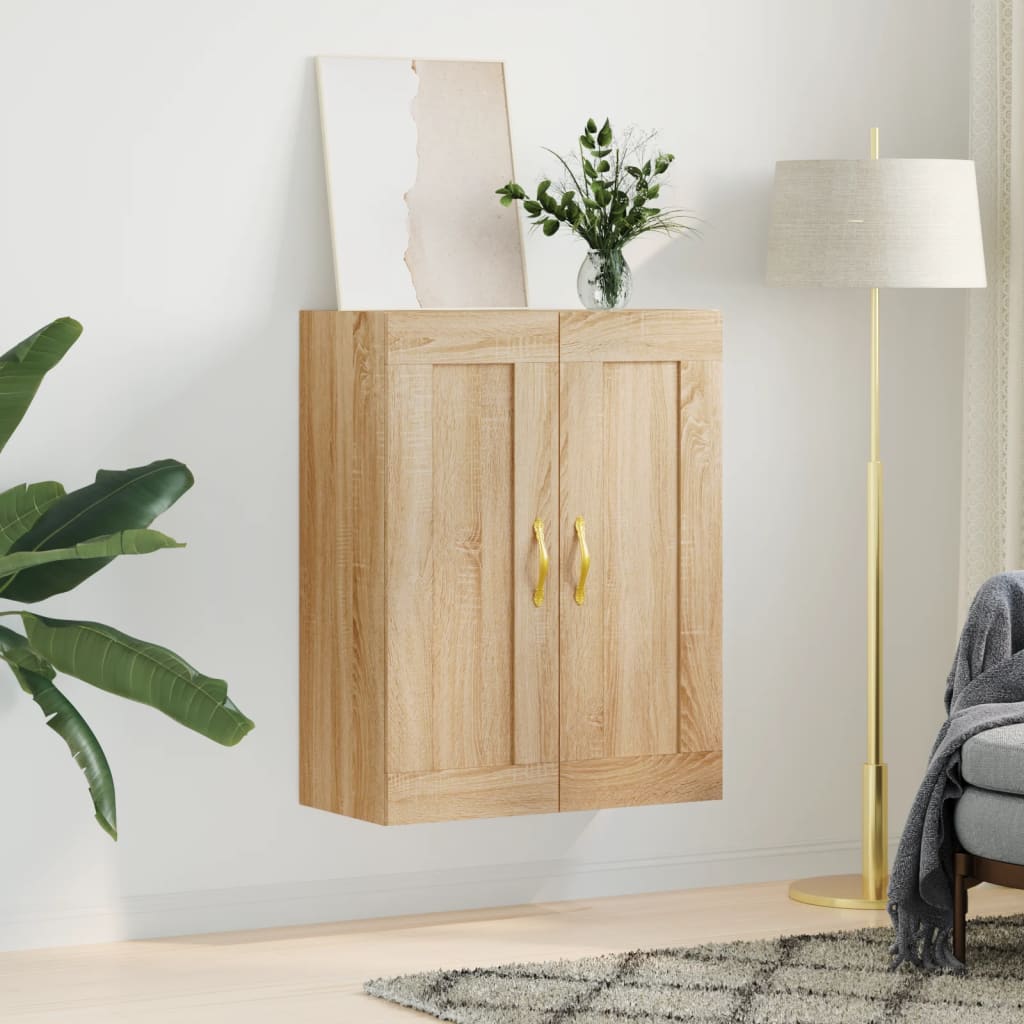 Wandschrank Sonoma-Eiche 69,5x34x90 cm Holzwerkstoff