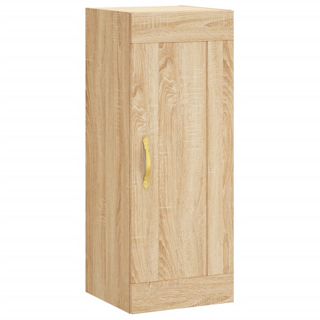 Wandschrank Sonoma-Eiche 34,5x34x90 cm Holzwerkstoff