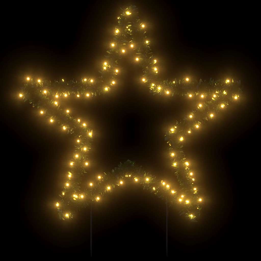 Weihnachtsstern mit Erdspießen und 115 LEDs 85 cm