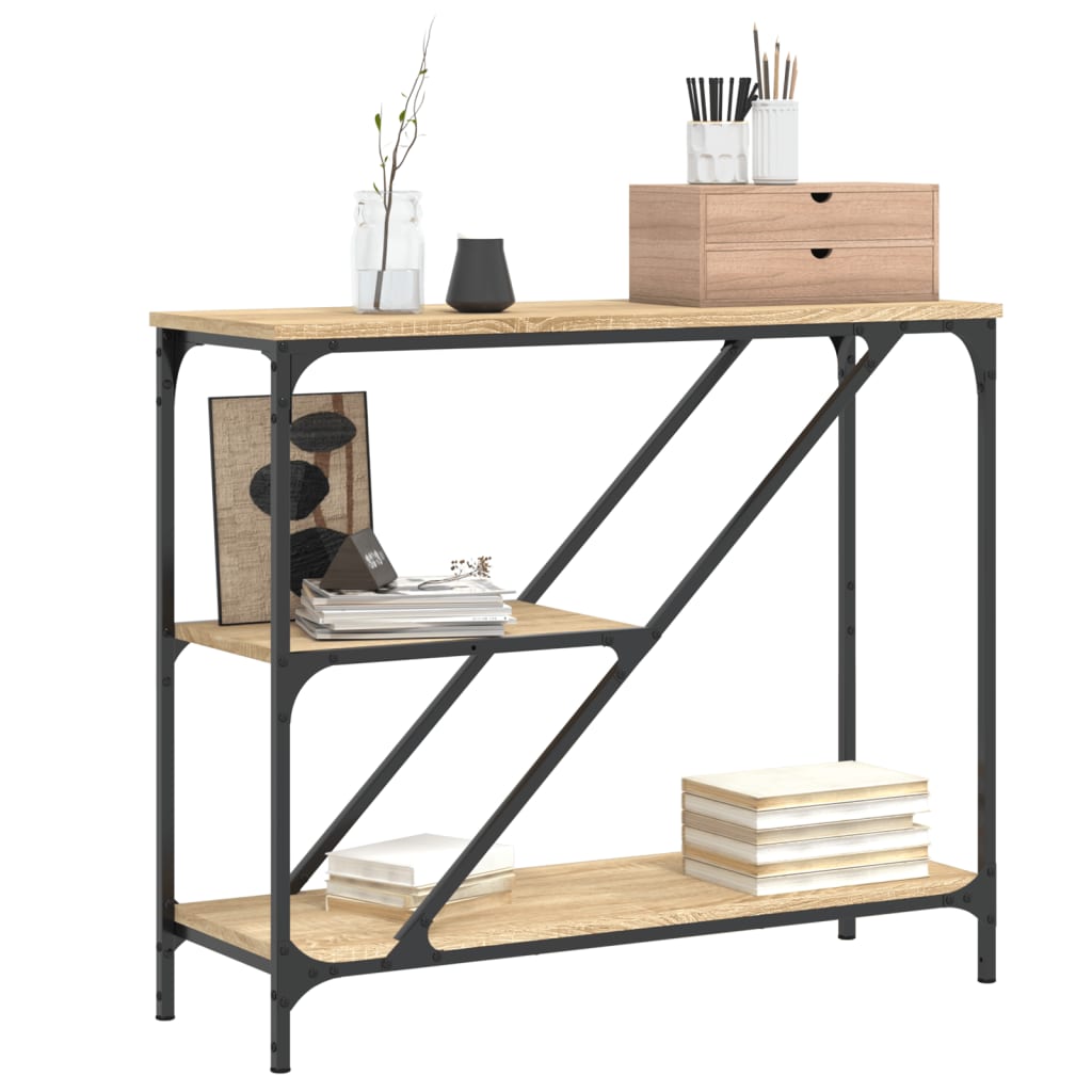 Konsolentisch Sonoma-Eiche 88,5x30x75 cm Holzwerkstoff
