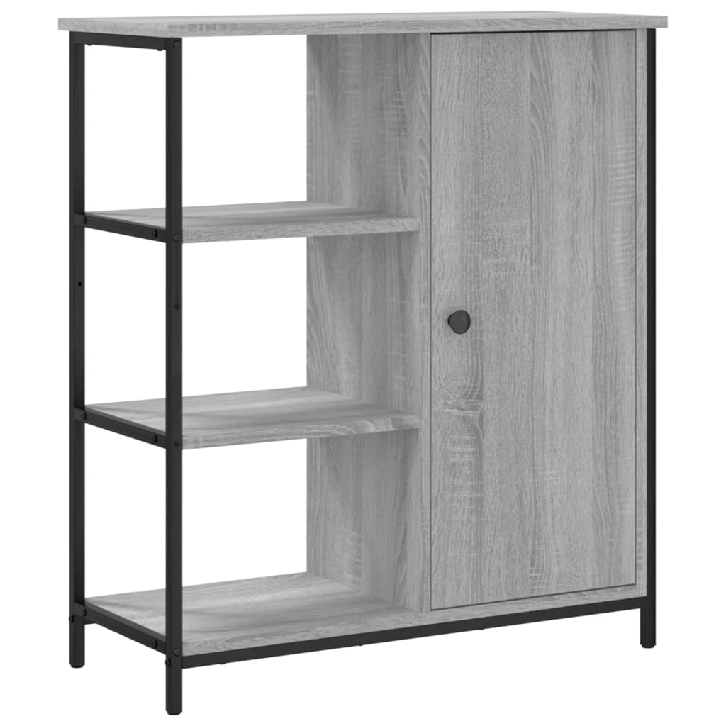 Sideboard Grau Sonoma 70x30x80 cm Holzwerkstoff