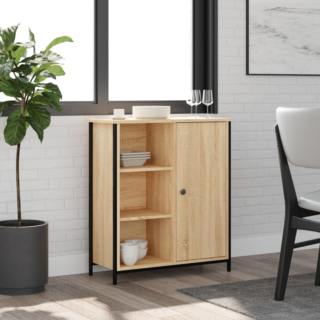 Sideboard Sonoma-Eiche 70x30x80 cm Holzwerkstoff