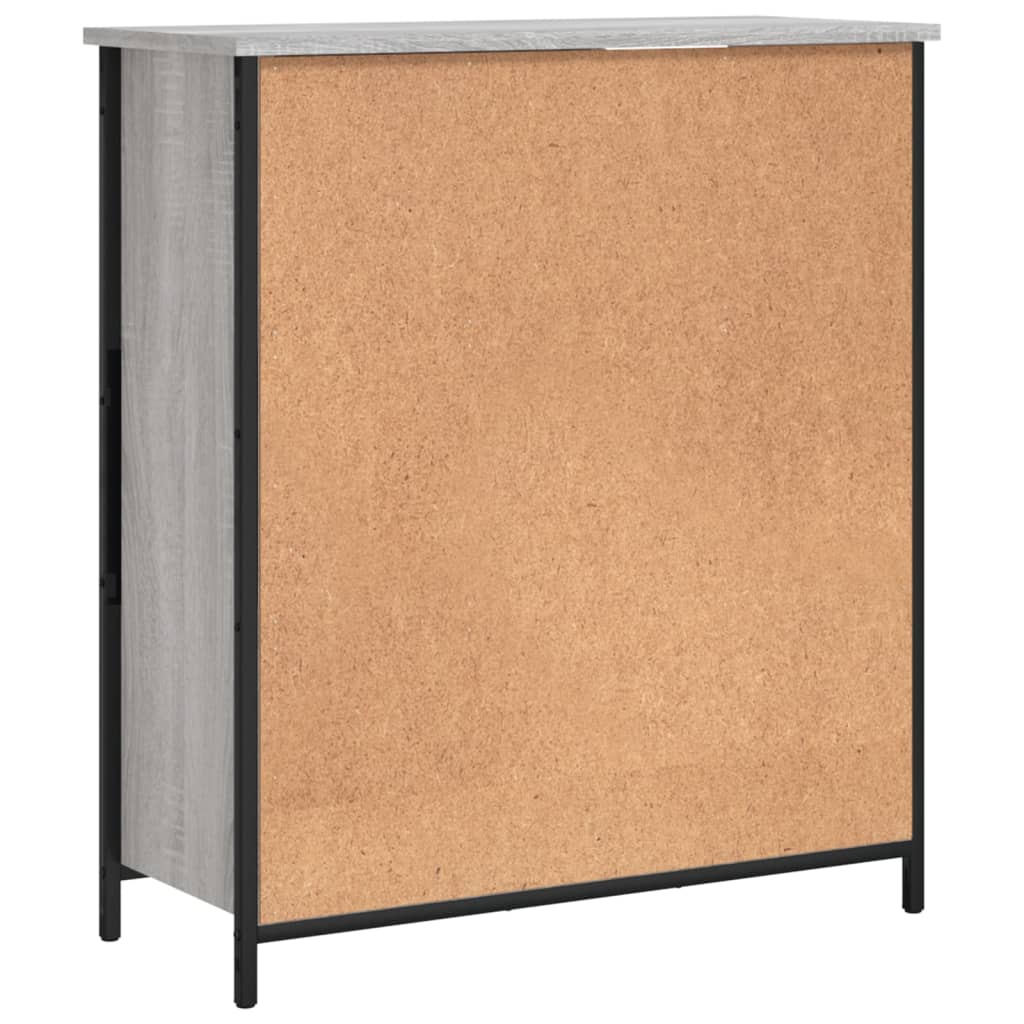 Sideboard Grau Sonoma 70x30x80 cm Holzwerkstoff