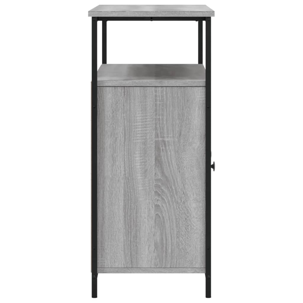 Sideboard Grau Sonoma 100x35x80 cm Holzwerkstoff
