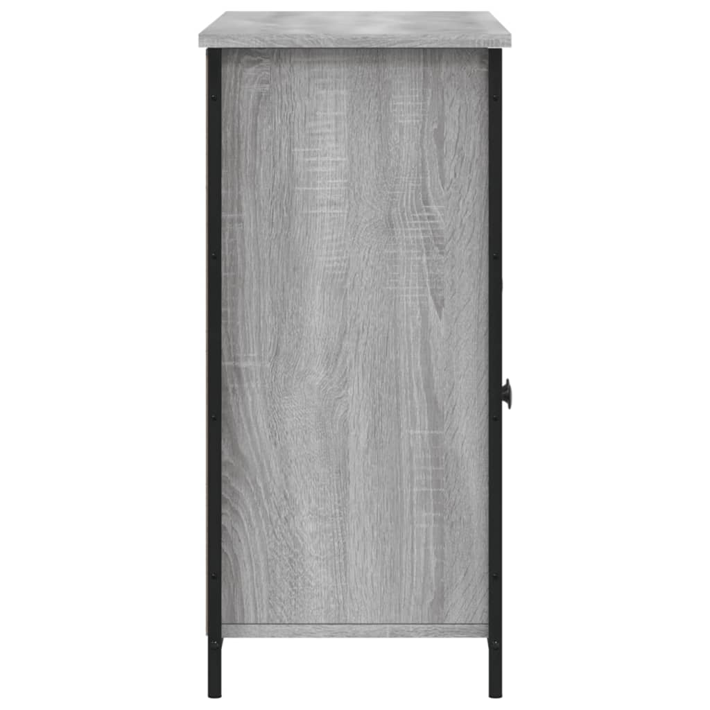 Sideboard Grau Sonoma 100x35x75 cm Holzwerkstoff