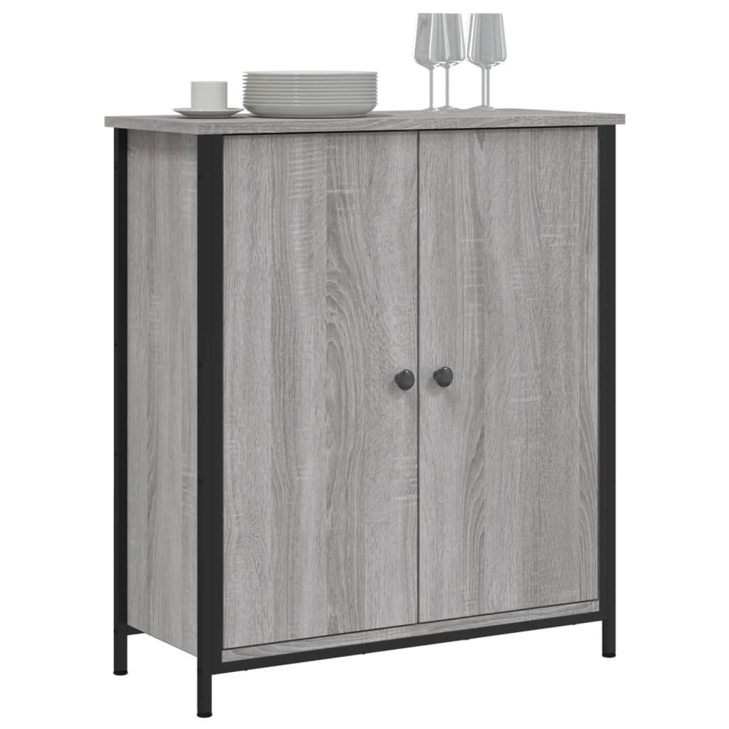 Sideboard Grau Sonoma 70x30x80 cm Holzwerkstoff